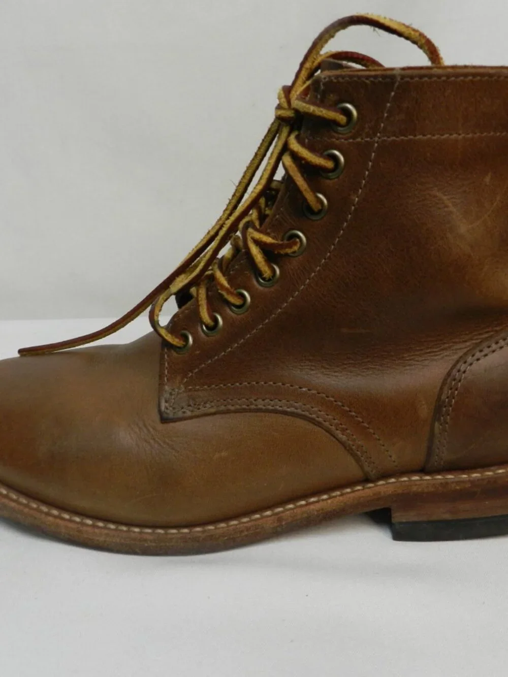 Oak Street Boot Makers Trench Size 7.5 M Leather Handmade ankle boots brown Men